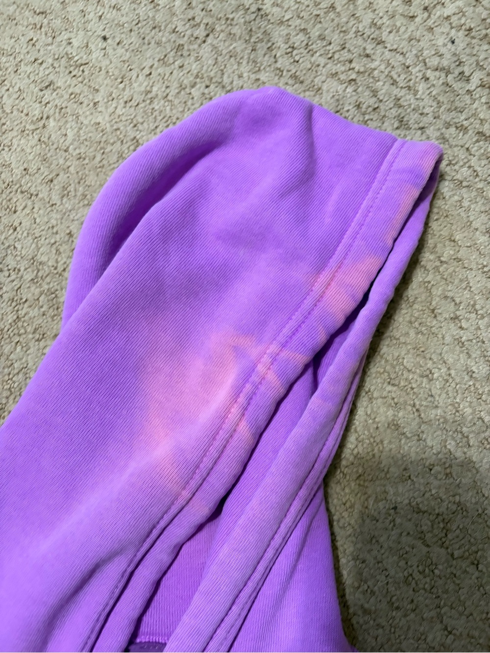 Aviator Nation Lavender Hoodie with Teal Chevron - Picture 6 of 7